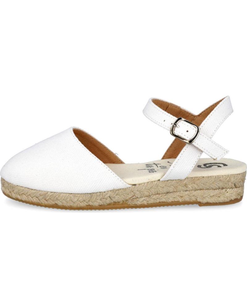 Sandalen für Mädchen BUBBLE BOBBLE 240 ALPARGATAS ESPARTO NINA BLANCO