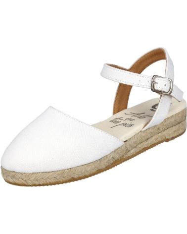 Sandalen für Mädchen BUBBLE BOBBLE 240 ALPARGATAS ESPARTO NINA BLANCO