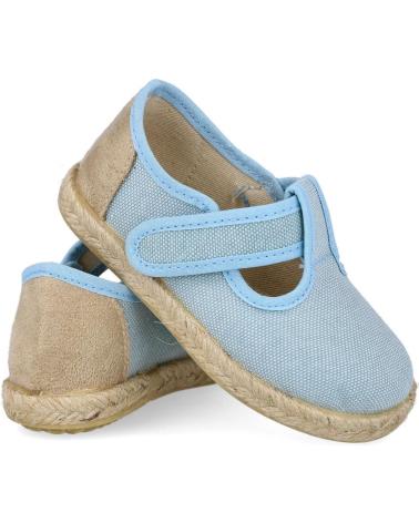 Sapatos de Menino BUBBLE BOBBLE 244-RECYWAS PEPITOS LONA NINO CELESTE