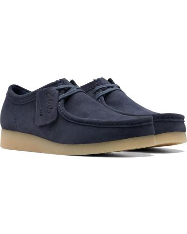 Sapatos de Homem CLARKS ORIGINALS WALLABEE INK SUEDE - 41 NAVY