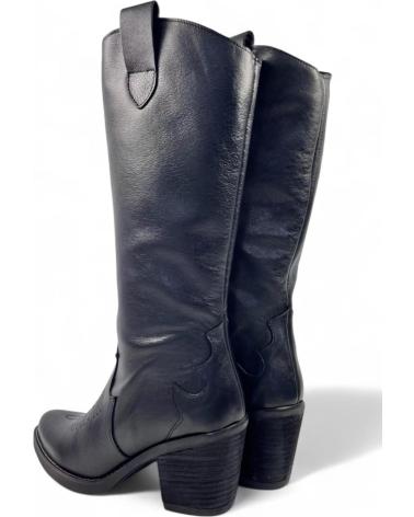 Boots für Damen TIMBOS BOTA COWBOY DE MUJER TODO PIEL 130723 NEGRO