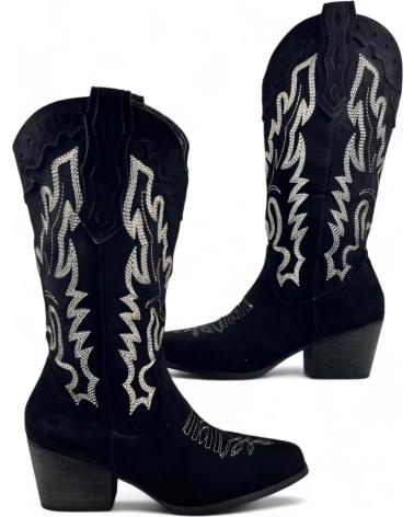 Boots für Damen TIMBOS BOTA COWBOY DE MUJER 130718 NEGRO