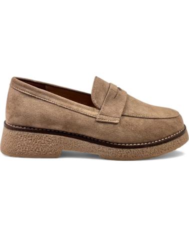 Halbschuhe-De-Mujer-TIMBOS-MOCASIN-ANTIFAZ-MUJER-KAKI-130701-MARRóN
