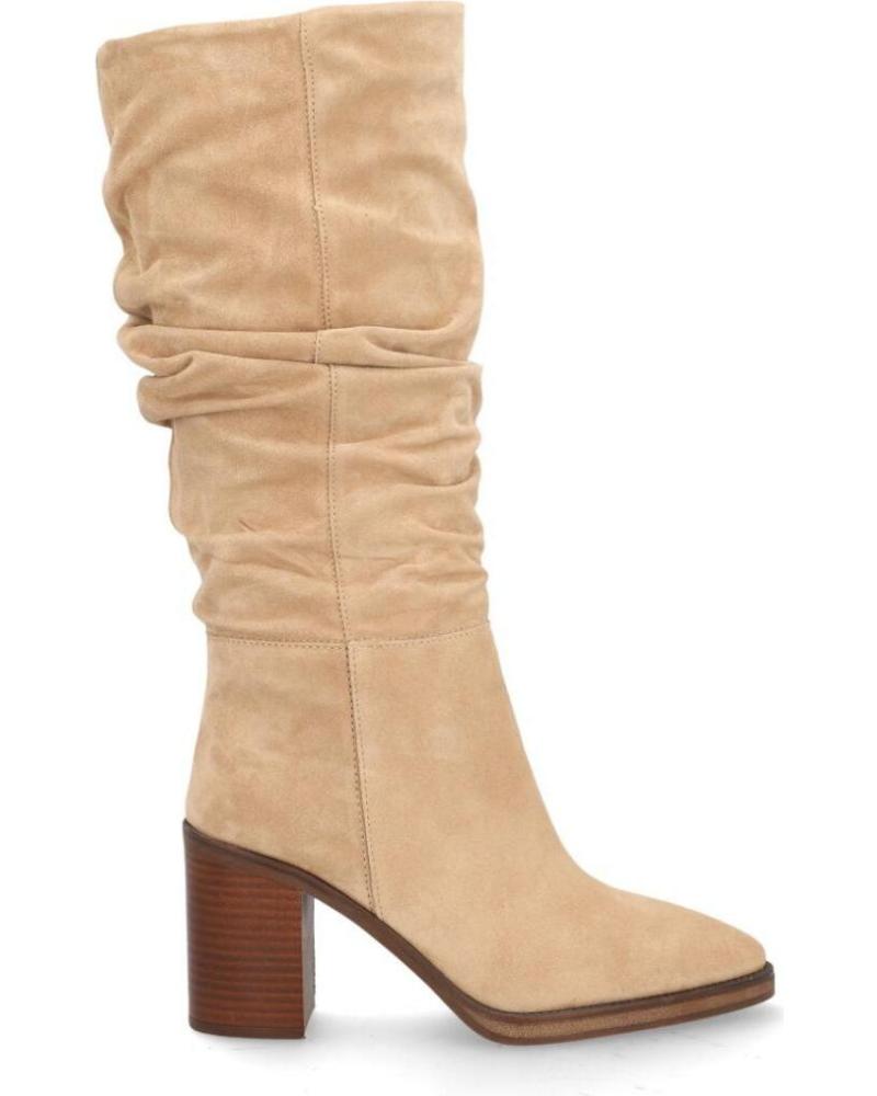 Botas de Mulher ALPE BOTA CASUAL DE PIEL DE SERRAJE CON TACON CORDA