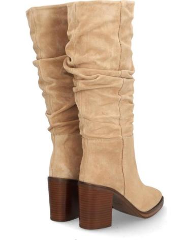 Botas de Mulher ALPE BOTA CASUAL DE PIEL DE SERRAJE CON TACON CORDA