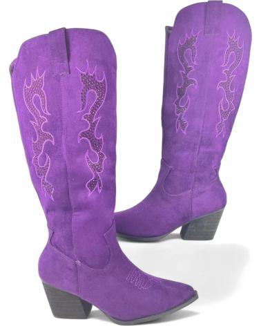 Stivali per Donna TIMBOS BOTA COWBOY DE MUJER 130726 MORADO