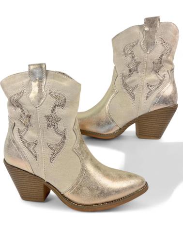Stivaletti per Donna TIMBOS BOTIN COWBOY DE MUJER ORO 130714 AMARILLO