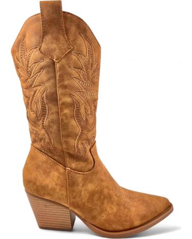 Boots für Damen TIMBOS BOTA COWBOY DE MUJER CAMEL 130711 MARRóN