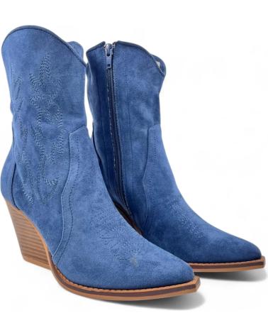 Stiefel für Damen TIMBOS BOTIN COWBOY DE MUJER MARINO 130710 AZUL