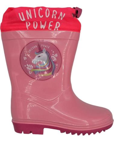 Botas de agua pour Fille BUBBLE BOBBLE BOTA AGUA UNICORNIO ROSA