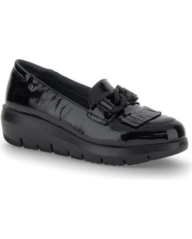 Mocassins de Mulher STONEFLY PLUME 13 PATENT LTH 221542 NEGRO