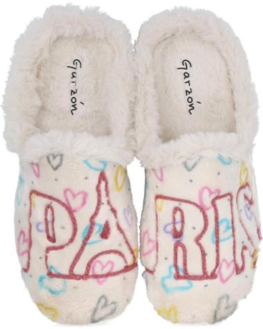 Pantufas de Mulher GARZON 5021-275 ZAPATILLAS DE CASA PARA MUJER ARENA