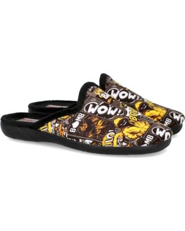 Pantofole per Bambino L&R SHOES LR SHOES 60-C24 ZAPATILLAS DE CASA PARA NINO NEGRO