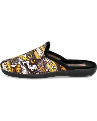 Pantofole per Bambino L&R SHOES LR SHOES 60-C24 ZAPATILLAS DE CASA PARA NINO NEGRO