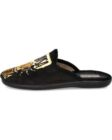 Hausschuhe für Herren L&R SHOES LR SHOES 60-C3 ZAPATILLAS DE CASA PARA HOMBRE NEGRO