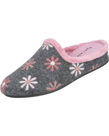 Pantufas de Mulher GARZON 12000-581 ZAPATILLAS DE CASA PARA MUJER GRIS