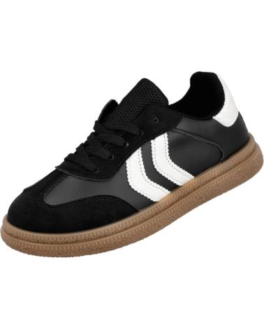 Sportivo per Bambina L&R SHOES LR SHOES TX-507 ZAPATILLAS CASUAL DE NINOS NEGRO
