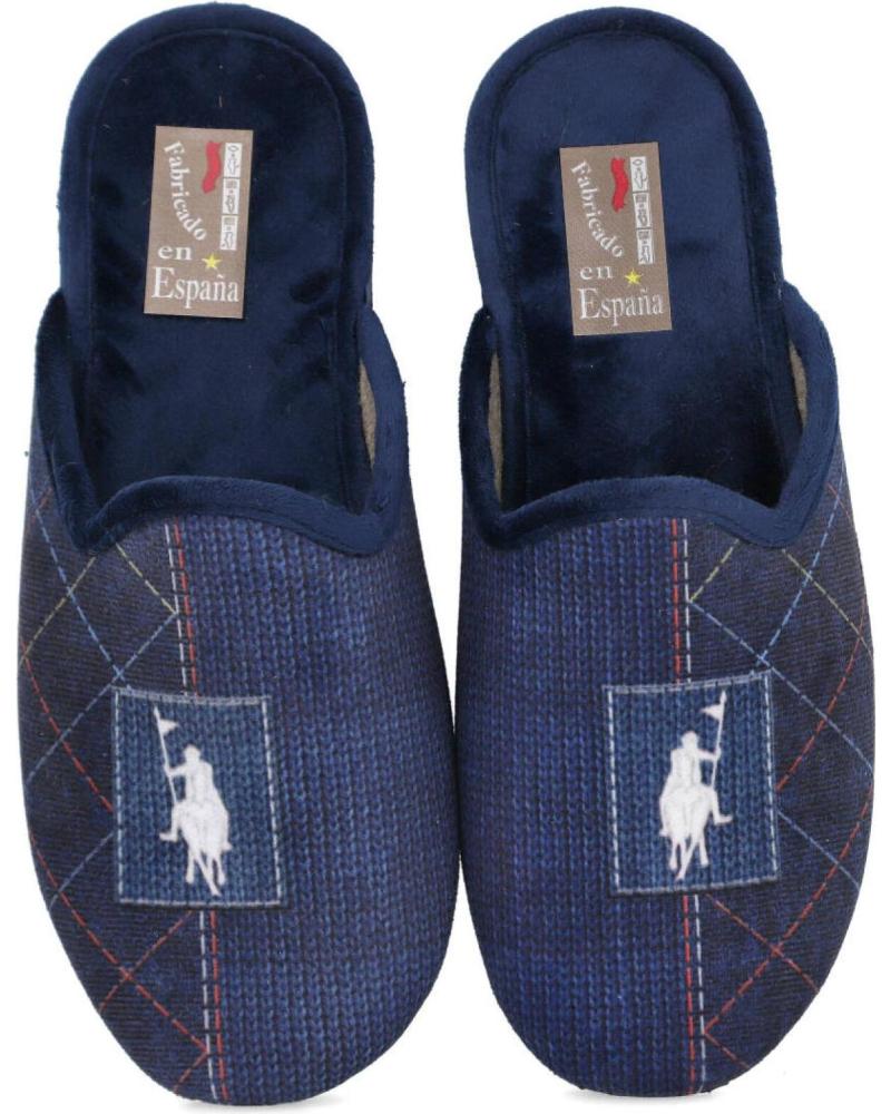 Hausschuhe für Herren L&R SHOES LR SHOES 60-C23 ZAPATILLAS DE CASA PARA HOMBRE AZUL