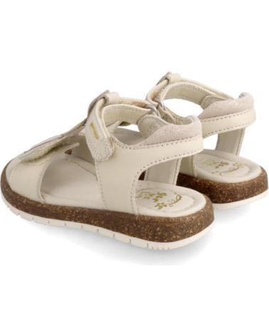 Sandali per Bambina GARVALIN SANDALIA HOJAS BEIGE