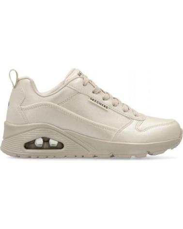 Sportivo per Donna SKECHERS UNO GALACTIC GAL MUJER 177104-OFWT CLARO PIEL BEIGE