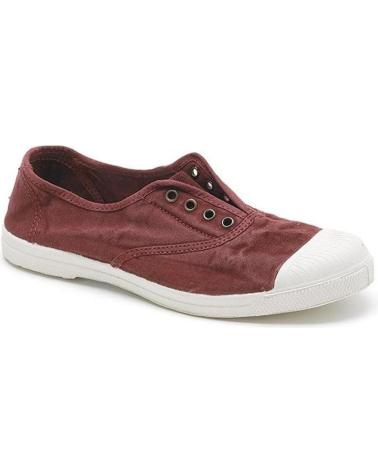 NATURAL WORLD 102E OLD LAVANDA ZAPATILLA DE MUJER CON PUNTERA DE GOMA - BURDEOS