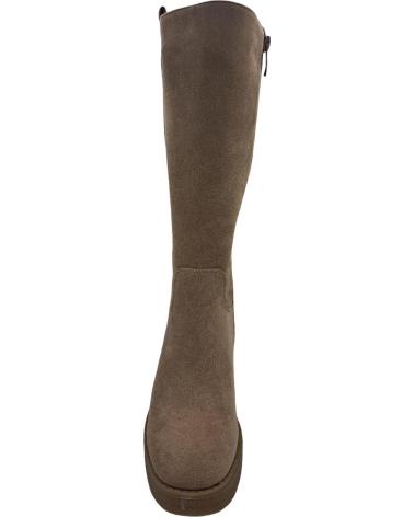 Stivali per Donna CALZADOMANIA BOTA TACON GRUESO BEIGE