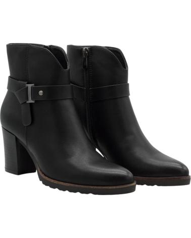 Stiefel für Damen HISPAFLEX BOTINES DE MUJER 2420 EN NEGRO