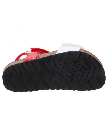 Sandalias de Niña GEOX B152RC 00254 B CHALKI C0003 RED-WHITE