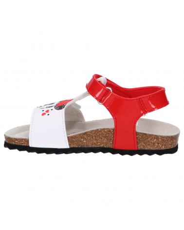 Sandalias de Niña GEOX B152RC 00254 B CHALKI C0003 RED-WHITE