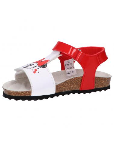Sandalias de Niña GEOX B152RC 00254 B CHALKI C0003 RED-WHITE