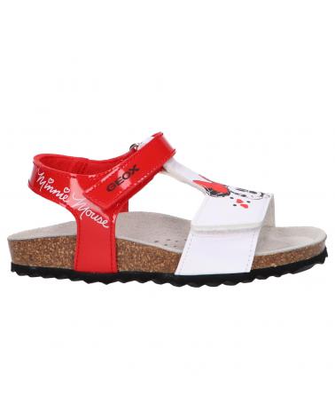 Sandalias de Niña GEOX B152RC 00254 B CHALKI C0003 RED-WHITE
