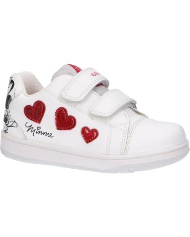 Sneaker für Mädchen GEOX B251HA 00085 B NEW FLICK C1000 WHITE