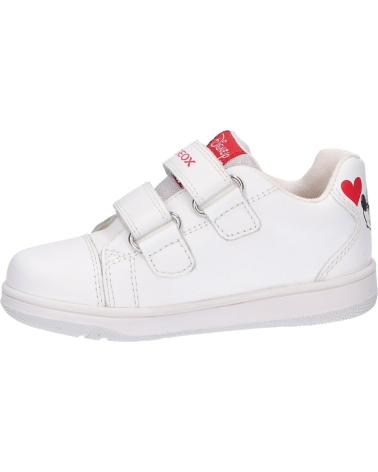 Sneaker für Mädchen GEOX B251HA 00085 B NEW FLICK C1000 WHITE
