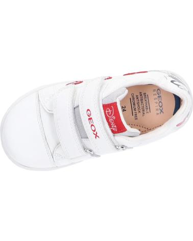 Sneaker für Mädchen GEOX B251HA 00085 B NEW FLICK C1000 WHITE