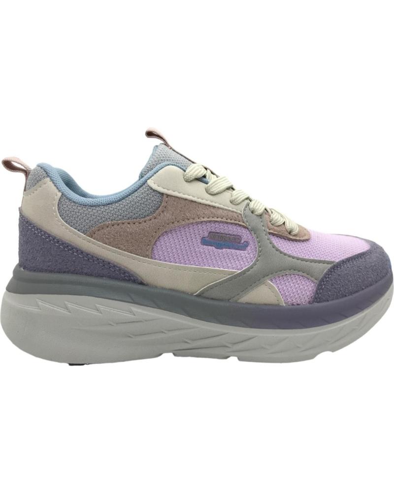 Sportif pour Femme NICOBOCO ZAPATILLA DEPORTIVA MUJER META 41-108 340 PúRPURA