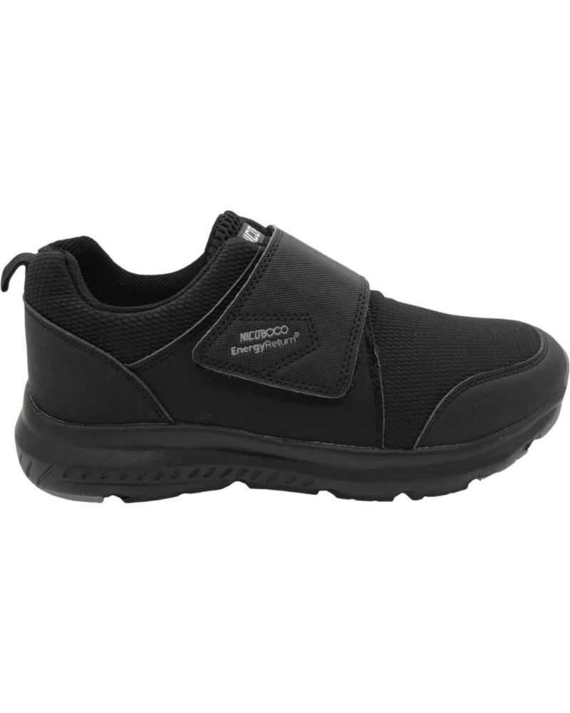Sneaker für Herren NICOBOCO ZAPATILLA CONFORT HOMBRE MASTER 24 NEGRO