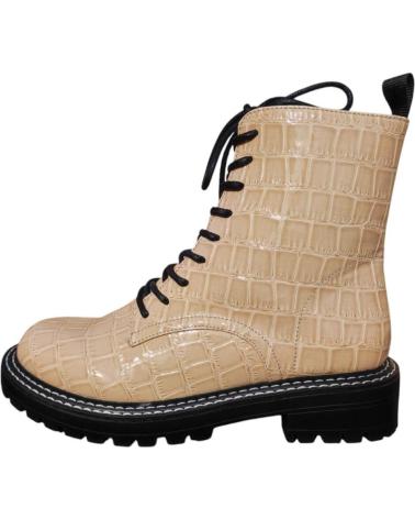 Bottines pour Femme STAY BOTA TIPO MILITAR EN CHAROL BLANCO