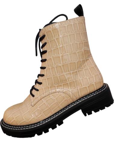 Bottines pour Femme STAY BOTA TIPO MILITAR EN CHAROL BLANCO