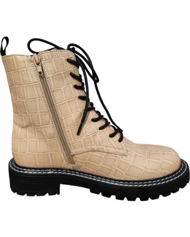 Bottines pour Femme STAY BOTA TIPO MILITAR EN CHAROL BLANCO