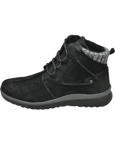 Stivali per Donna LUMEL – BOTIN CON CORDONES ELASTICOS LIGEROS COMODOS PLANT BLACK 4028-MALHA
