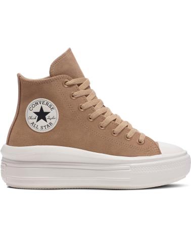 Deportivas de Mujer CONVERSE A11145C CHUCK TAYLOR ALL STAR MOVE PLATFORM COLORFUL SUEDE COFFEE RUM-EGRET-BLACK MARRON
