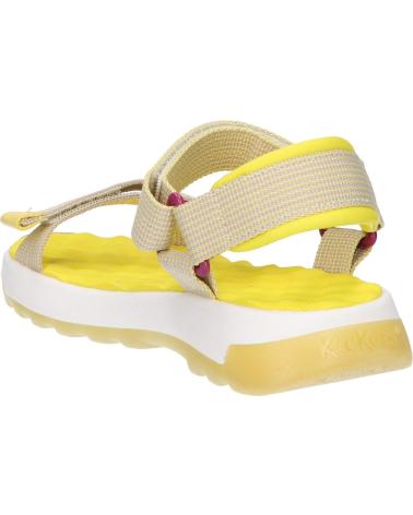 Sandali per Bambina KICKERS 894730-30 KICKCA 7 JAUNE