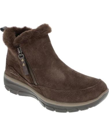 Botines de Mujer SKECHERS BOTINES PLANOS EASY GOING MUJER MARRON MARRóN