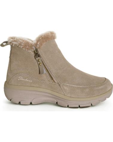 Botines de Mujer SKECHERS BOTINES PLANOS EASY GOING MUJER TAUPE MARRóN