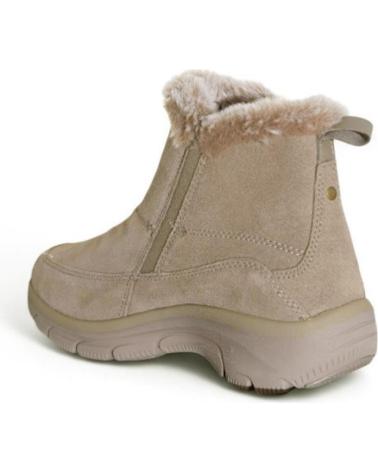 Botines de Mujer SKECHERS BOTINES PLANOS EASY GOING MUJER TAUPE MARRóN