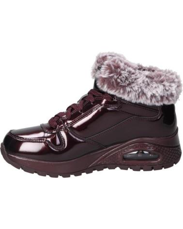 Botines de Mujer SKECHERS BOTINES PLANOS UNO RUGGED MUJER BURDEOS ROJO