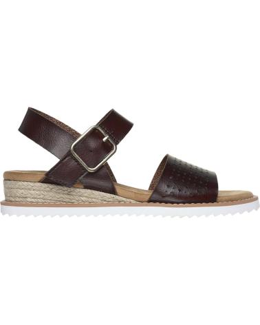 Sandalen für Damen SKECHERS SANDALIAS MUJER BOBS DESERT KISS COLOR MARRON CHOC