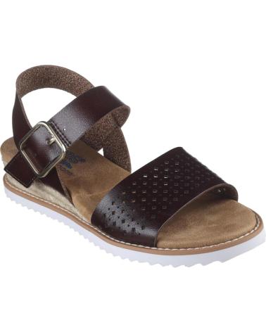 Sandalen für Damen SKECHERS SANDALIAS MUJER BOBS DESERT KISS COLOR MARRON CHOC
