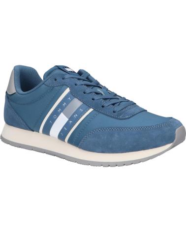 Man Trainers TOMMY HILFIGER EM0EM01351 RUNNER CASUAL ESS DA1 OCEAN STORM