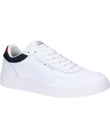 Man Trainers TOMMY HILFIGER FM0FM05369 BASKET CORE LITE LTH YBS WHITE